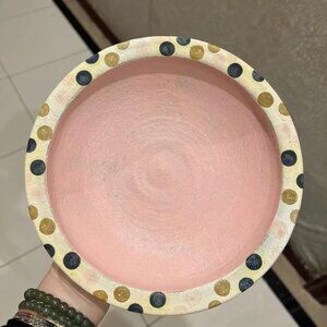 Pink Decorative Plate